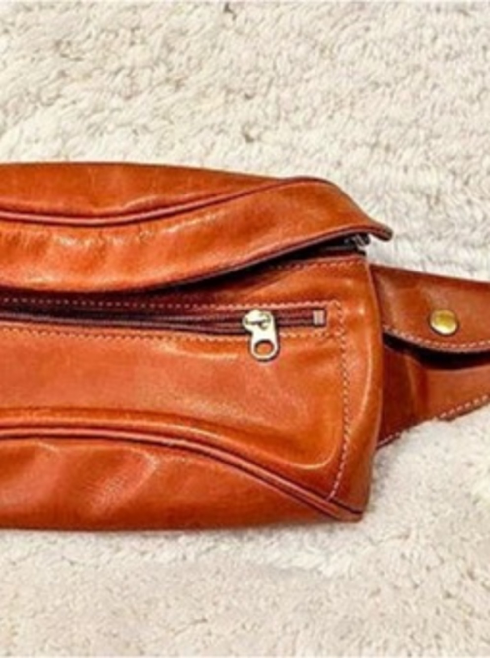 Coach Vintage Pocket Waist Pack Leather Brown